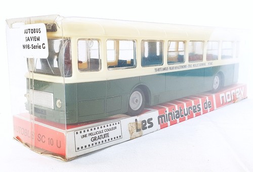 Norev France 1:43 SAVIEM SC10 AUTOBUS PASSENGER BUS #98 Serie G MIB'77 TOP RARE - Bild 9 von 13