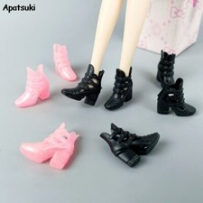 5pairs/lot Fashion Doll Shoes Accessories For 11.5" Dolls High Heel Sandal Toys