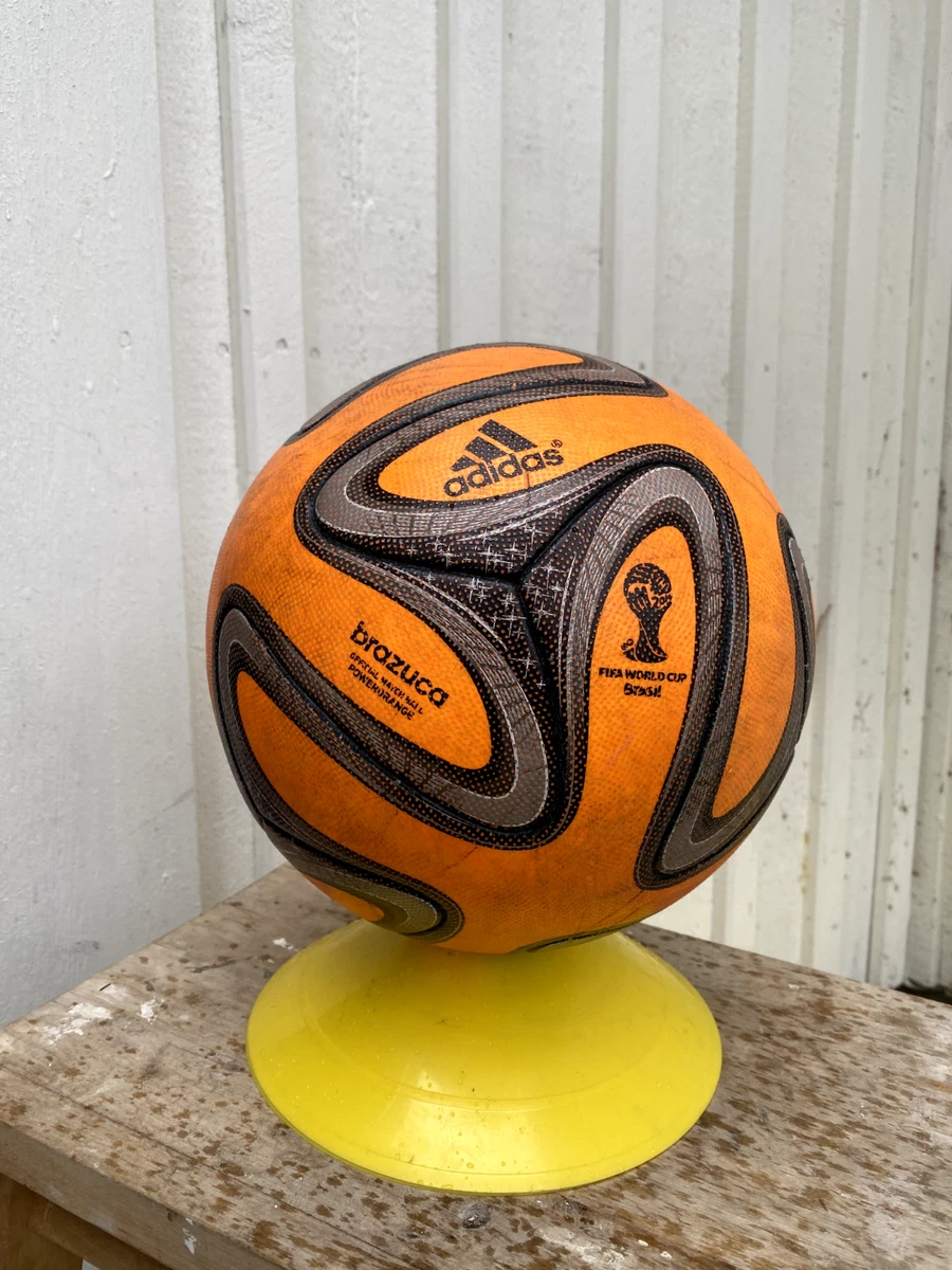 adidas Brazuca Powerorange 2014 FIFA World Cup Official Match Ball OMB RARE