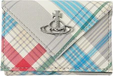 Vivienne Westwood ENVELOPE BILLFOLD W POCKET 51150009U L0057 O101 MADRAS CHECK