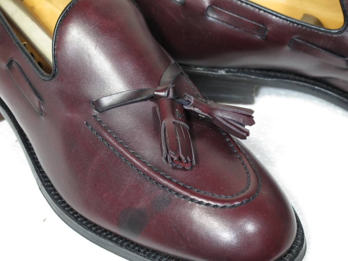 Nettleton Men’s Poromeric Upper Burgundy Loafers Loafer Tassle | Greensboro | Nettleton Collection main image 2