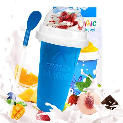 Slushie Maker Cup, Slushy Maker Frozen Magic Squeeze Cup Cooling Maker Cup Freez