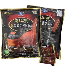 Korean Black Red Ginseng 365 Candy 270g800g Nutritious Energy Snack For the Aged
