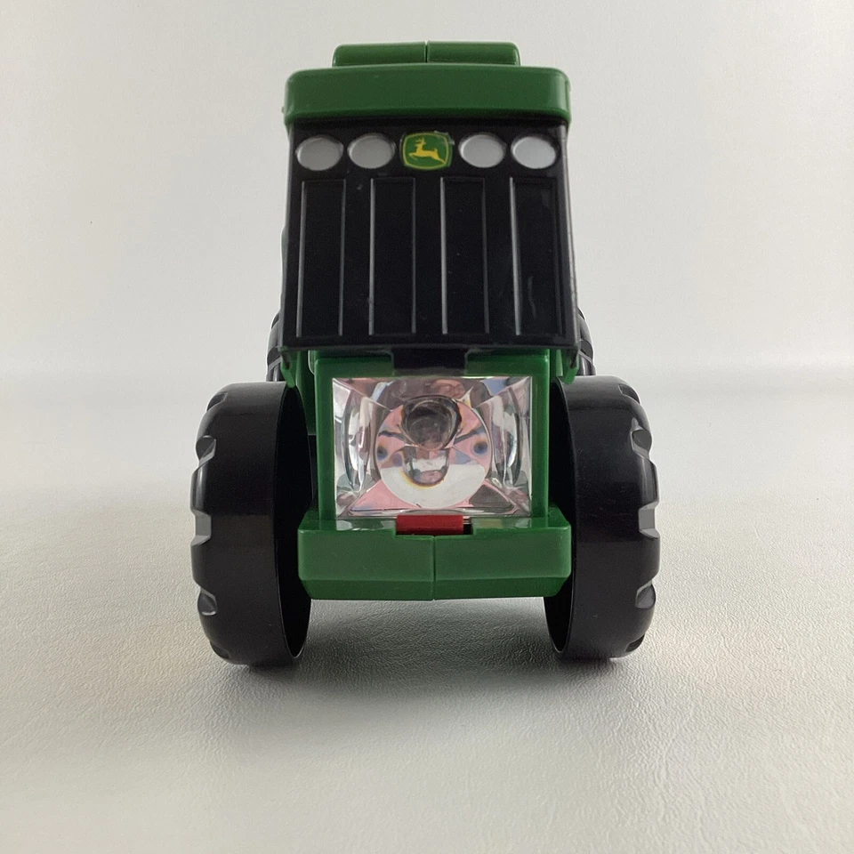 John Deere Farm Tractor Flashlight Green Learning Curve Lights Sounds Campout - Image 2 of 4