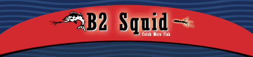 ORIGINAL B-2 SQUIDS 5 INCH LURES B2 SQUID BODIES HOT PINK FLUKE SEABASS - Picture 2 of 2