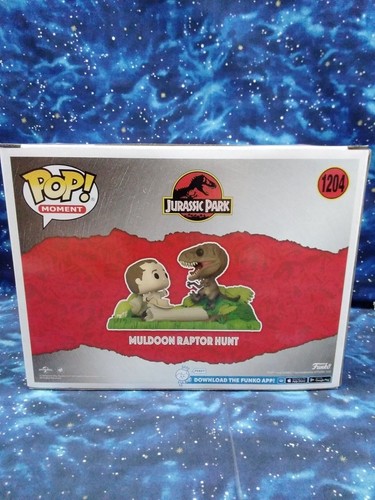 Muldoon Raptor Hunt Funko Pop! Jurassic Park #1204 Movie Moment - Imagen 2 de 2