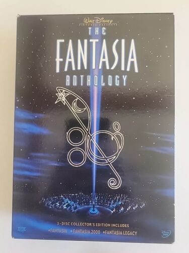 THE FANTASIA ANTHOLOGY • 3 DVD Box Set Disney • Original Film + 2000 + Legacy - Picture 1 of 17