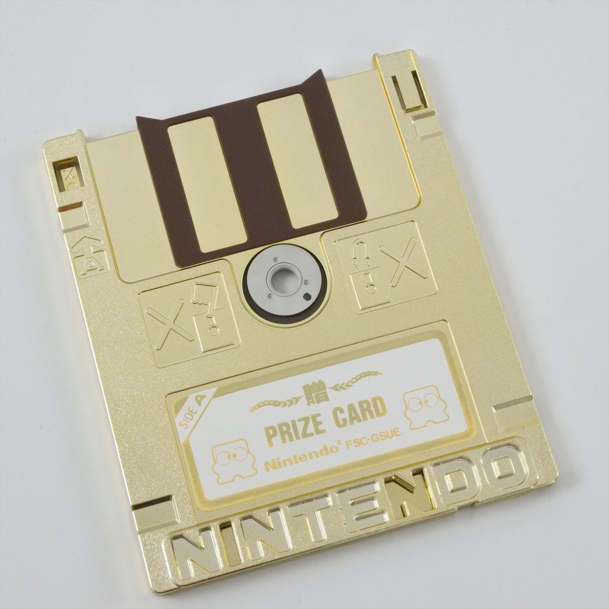 MARIO GOLF US Special PRIZE CARD GOLDEN Nintendo Famicom Disk