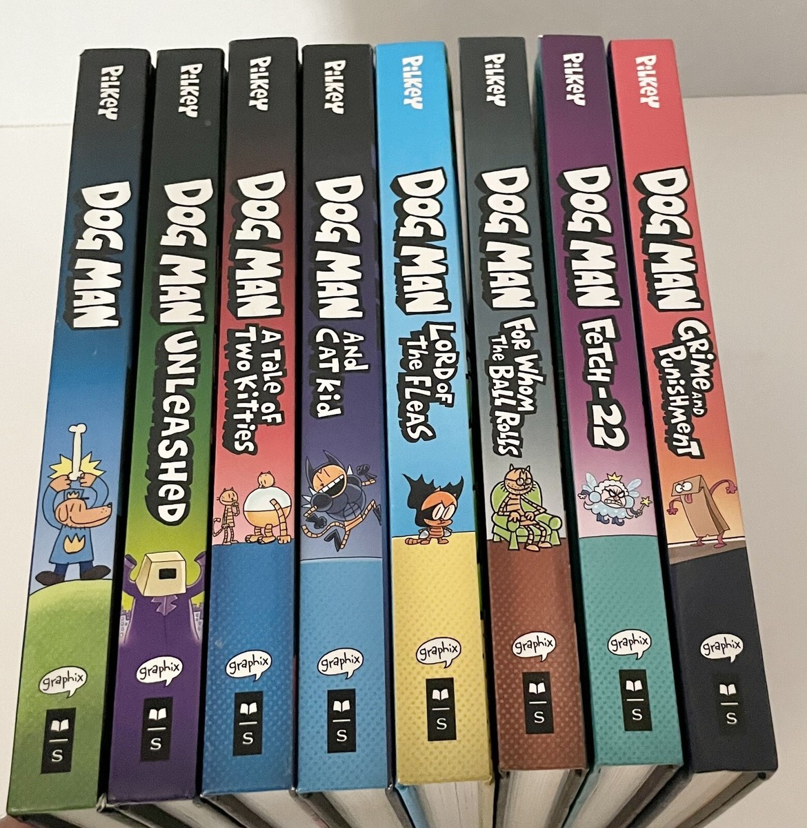 【新品】Dog Manシリーズ 8巻セット Dav Pilkey Dog Man Series Lot Of 8 Hard Cover Books/ Dav Pilkey | eBay