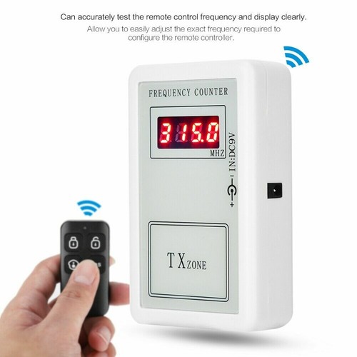 " Meter Counter Tester Tool Frequency 250-450Mhz Remote Control For Garage Door - Picture 6 of 12