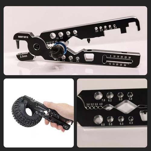 RC Multi-Tool Shock Shaft Pliers Tire Punch Solder Jig Car Truck HI - Picture 6 of 11