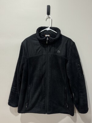 Vintage Nike ACG Deep Pile Sherpa Black Fleece Hiking Women's Jacket Size XL