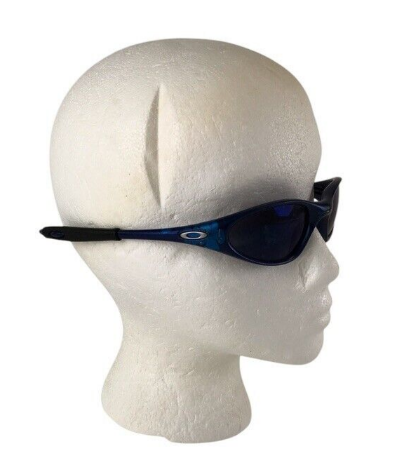 90s 廃盤 OAKLEY minute Eye Jacketブルーマーブル Oakley Eye Jacket 2.0 Midnight Blue Sunglasses Frames - RARE