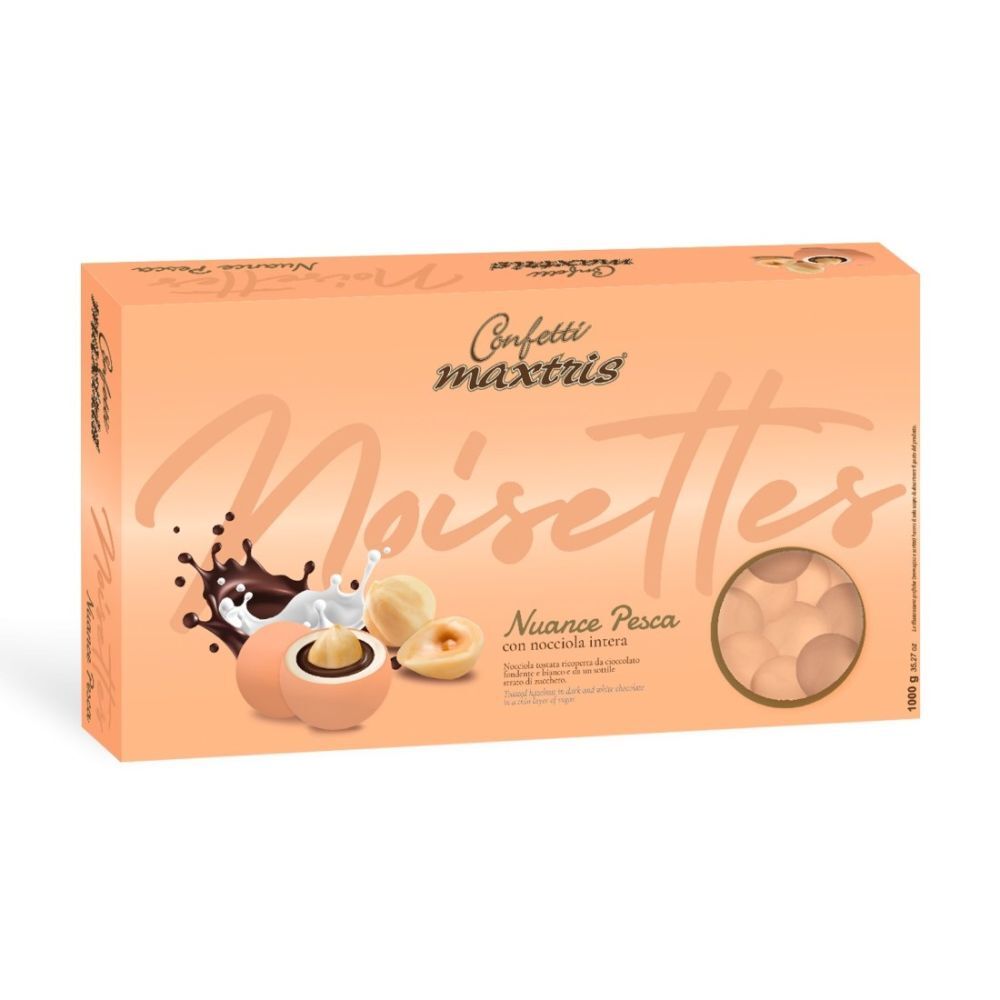 Confetti MAXTRIS Tondi  LES NOISETTES NUANCE PESCA 1 Kg 1AYF