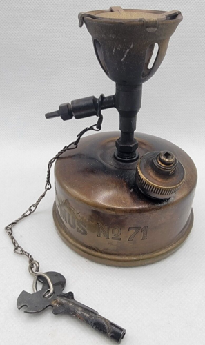 Vintage Primus No. 71 Camp Stove (ONLY) With Key Made In Sweden Very Small
