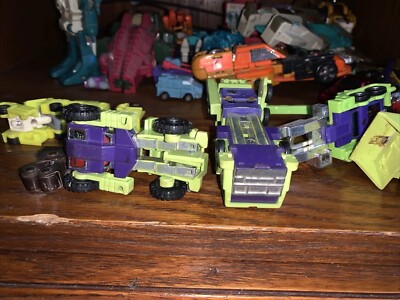 G1 Construction lot Of 5 Long Haul Scrapper Devastator