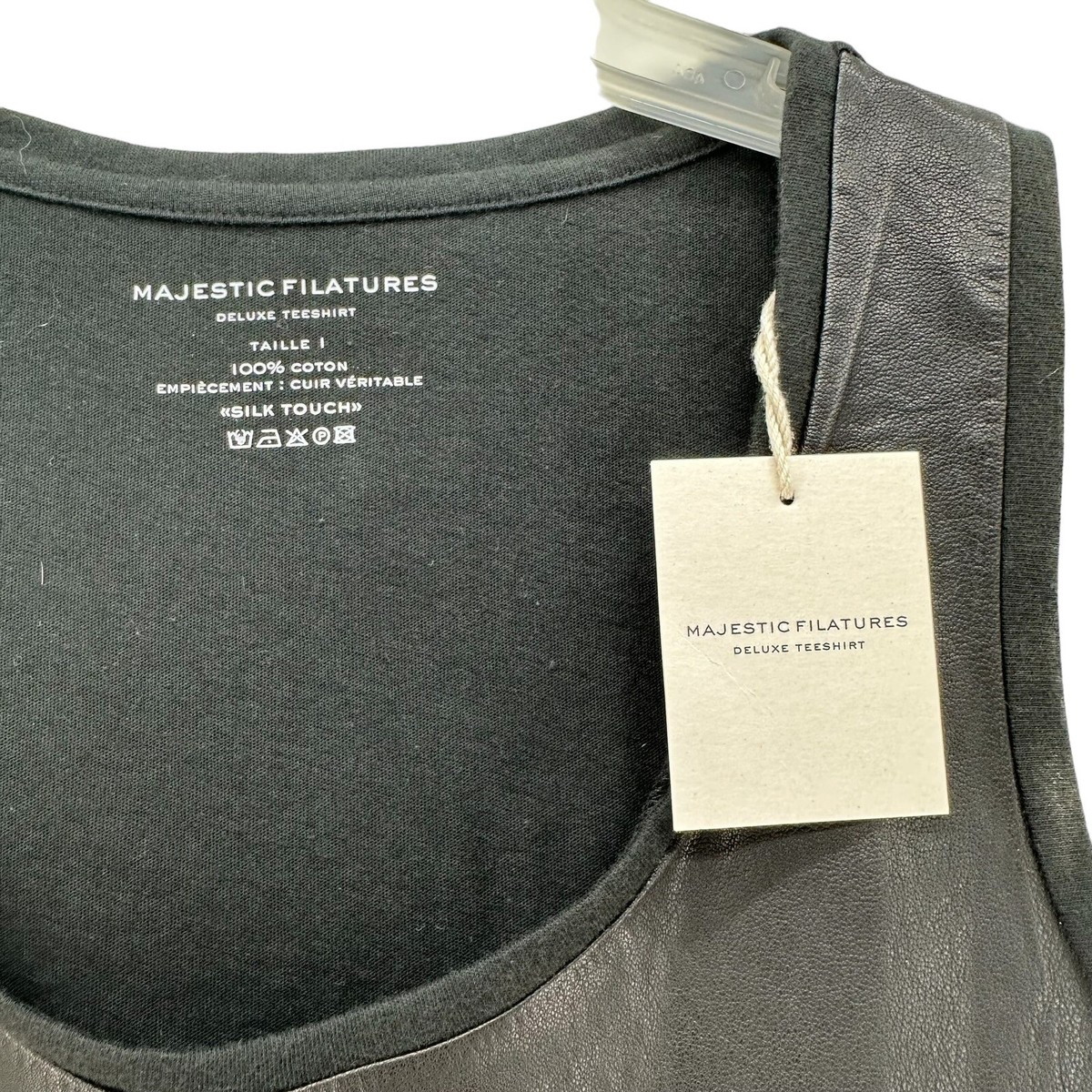 majestic filatures deluxe tricot【size S】 Majestic Filatures Metallic Long-Sleeve Top | Saks Fifth Avenue