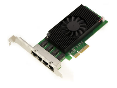 Pcie 2.5G x4 Lan Gigabit Ethernet 4 Quad RJ45 - Chipsatz Intel I225 - Nic 1G