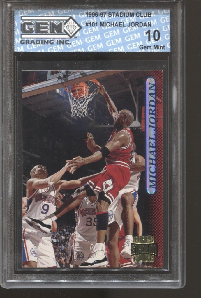 Mavin MICHAEL JORDAN 1996 TOPPS NBA AT 50 #72 CHICAGO BULLS