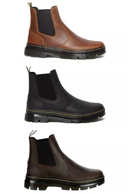 ドクターマーチン◆Embury レザー カジュアル チェルシー◇黒 DR.MARTENS WOMENS EMBURY CHELSEA FLAT CASUAL FALL WINTER