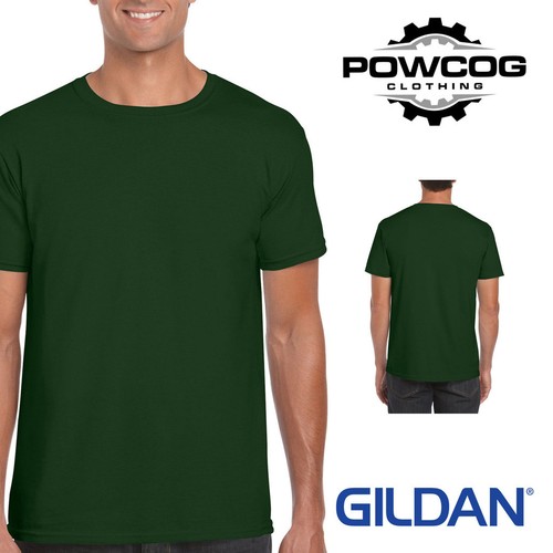 GILDAN Mens T-Shirt Soft Smooth Premium Plain Cotton Tee with Classic Fit G64000 - Picture 23 of 45