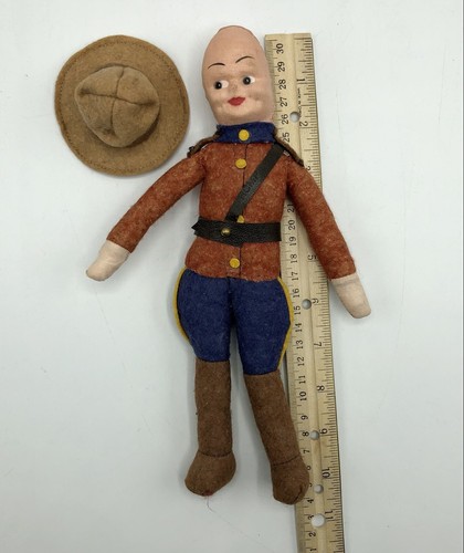 Vintage 1940’s Nora Welling Royal Canadian Mounted Police Doll /b - Picture 4 of 7