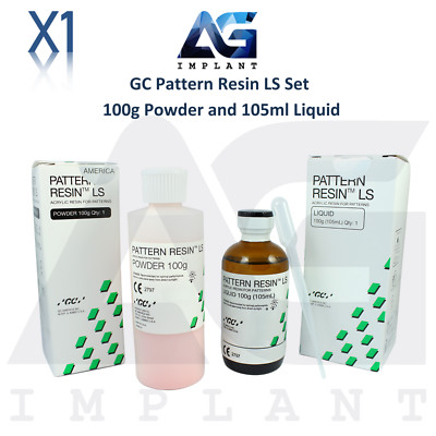 Dental Pattern Resln LS Set 100g Powder & 105ml Liquid Create Precise Models