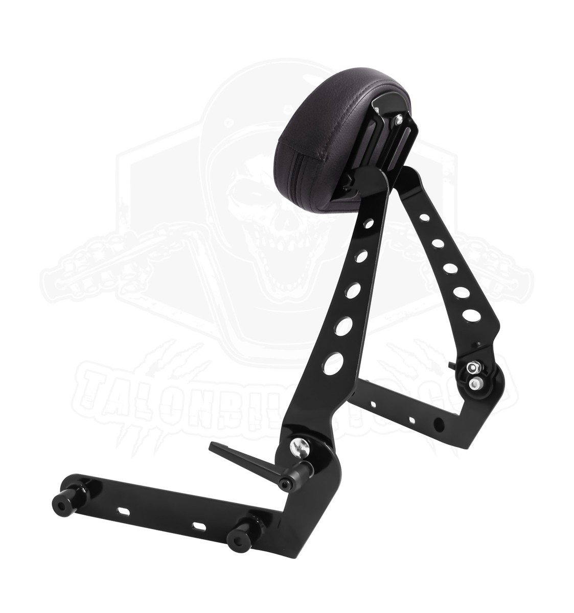 BLACK BACKREST KIT WITH MOUNTING HARDWARE FOR CAN AM SPYDER F3