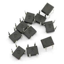 Db107 Bridge Rectifier 10pcs Electronic Silicon Diodes 1a 1000v 4pin Single Phas