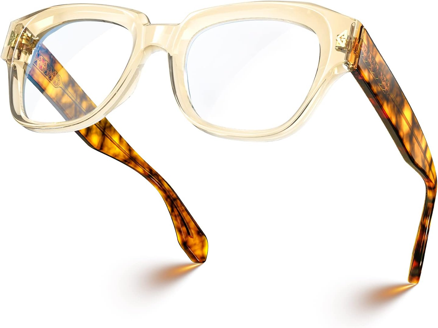 Light Weight Square Blue Light Blocking Glasses with anti Computer Glare for Gam