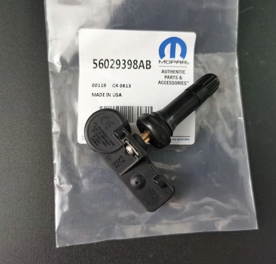 Juego de 2 sensores de monitor de presión de neumáticos Mopar TPMS para Dodge Chrysler Jeep RAM Foto 3 de 4