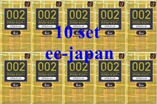 Okamoto 002 Zero Zero Two Real Fit 0.02 mm Condom 6PCS set of 10
