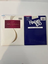 Pantyhose Control Top Hanes Too Lot Of 2  Vintage Size A-B