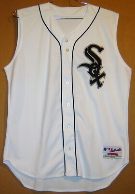 white sox vest jersey
