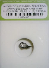 1576 METEORITE Slabbed Campo Del Cielo Meteor Space Rock LOT #2   NR