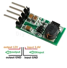 DC 3.3V 3.7V 5V 6V to 12V Step-up Boost Power Supply Voltage Regulator Converter