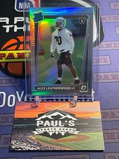 2021 Donruss Optic Preview Holo Rated Rookie #335 Alex Leatherwood! SP!