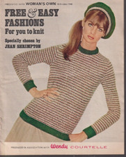 Woman's Own Free & Easy Booklet 1966 Knitted Fashions  (see pics)