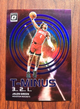 2022-23 Optic JALEN GREEN T Minus 3...2...1... Purple Refractor PRIZM Insert #13