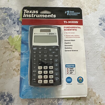 Texas Instruments TI-30XIIS Fundamental Scientific Calculator Solar/Battery 