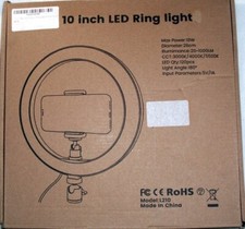 10" Selfie LED Ring Light Stand Kit Dimmable Photo Studio USB Power XAB-RL10-02
