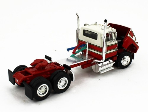DCP 1:64 *RED & WHITE* FORD LTL 9000 Day Cab w/CHROME East End Dump Trailer NIB! - Picture 9 of 12