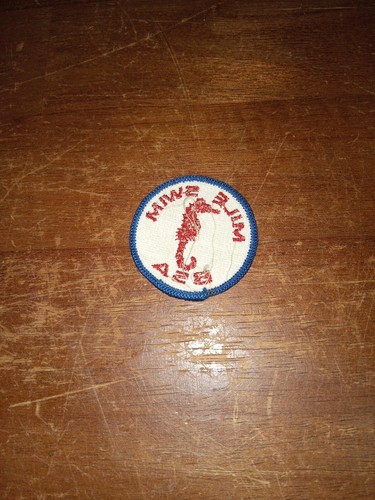 VtG anni '60 B.S.A. Cavallino marino Boy Scouts of America Mile patch nuoto premio - Foto 2 di 2