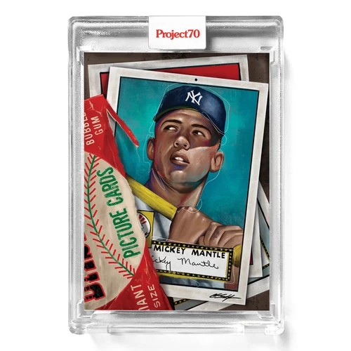 2021 Topps Project70® Card 624 - Mickey Mantle by Chuck Styles -Free Shipping!