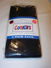 2 PACK NEW GIRLS DARK NAVY BLUE TIGHTS 38-53 LBS SIZE 4-6 OPAQUE SPANDEX WINTER