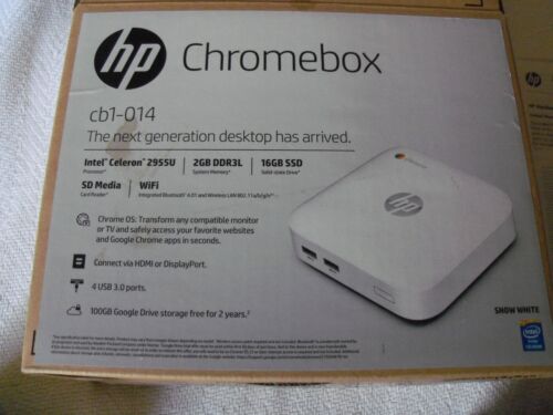 Hp Chromebox Cb1-014 Mini Desktop NEW OPEN BOX Intel Celeron 2955u 2gb - Picture 13 of 16