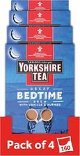Yorkshire Tea Bedtime Brew, 160 Tea Bags - Relaxing Herbal Blend, Pack of 4 0.08 per strip