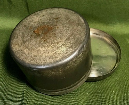 Butterfly Trinket tin by Metzke pewter design 2in tall 3 in round - Picture 4 of 4