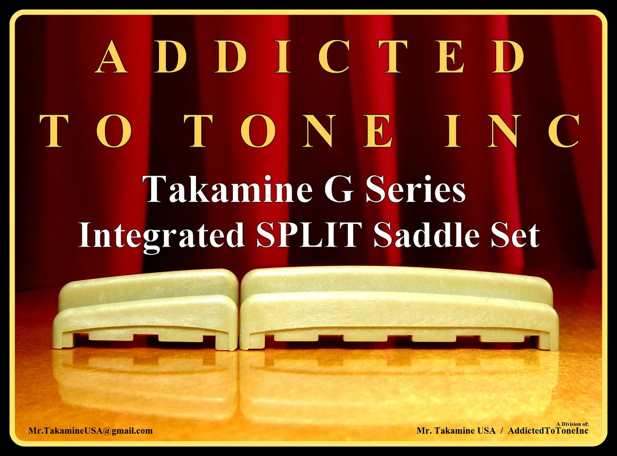Takamine bridge saddle on sale replacement