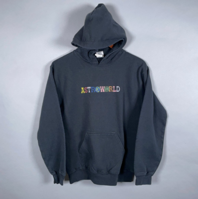 Travis Scott Astroworld Hoodie Adult Small Black Sweatshirt Wish